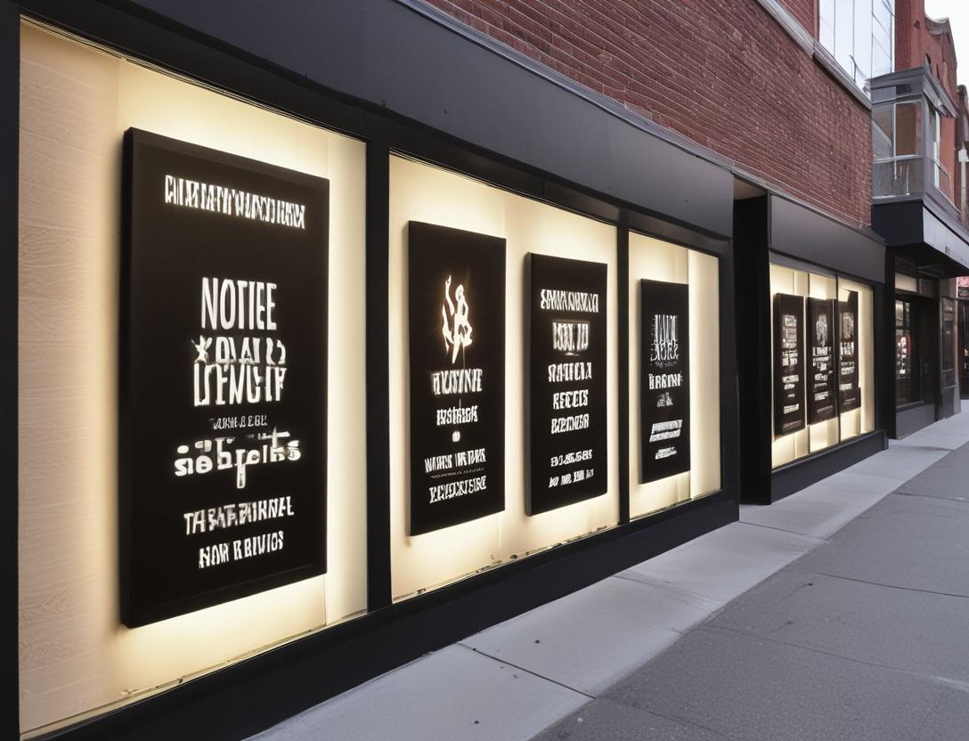 Indoor and Outdoor Glow Signs