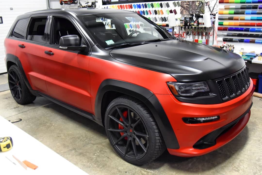 Custom wrapped vehicle