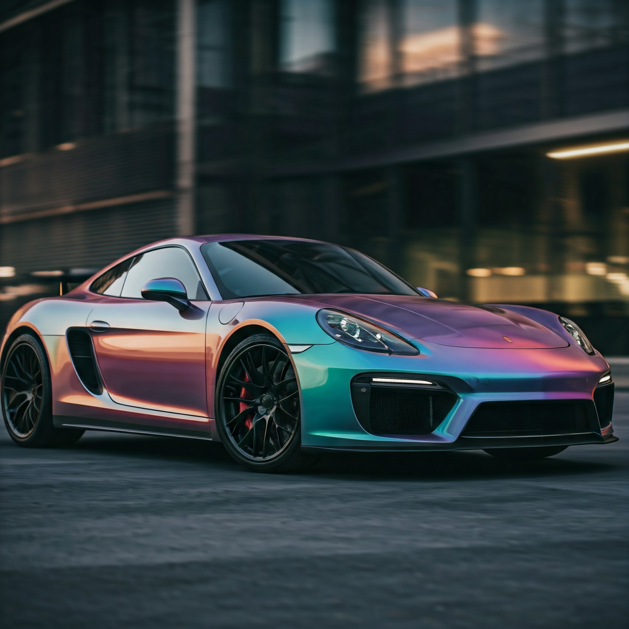 Custom wrapped vehicle