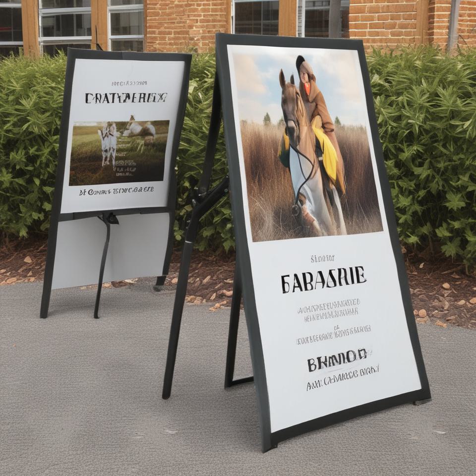 Durable A-Frame Displays